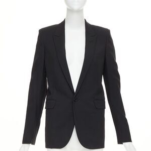 Saint Laurent single breasted peak lapel jacket